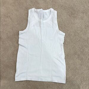 Athleta White Sleeveless Women's Top